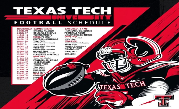 texas tech football schedule