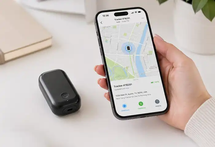 GPS tracker device for women personal safety