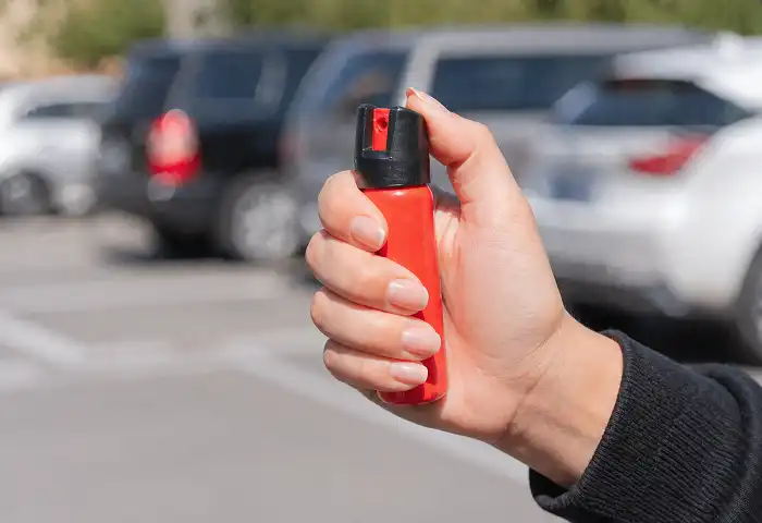 pepper spray canister women self defense