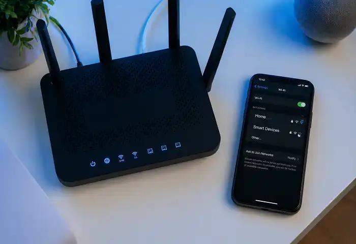 smart device home network security setup