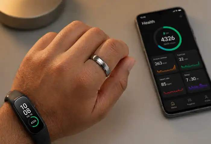 smart health ring fitness tracker wrist