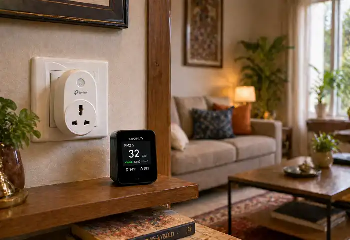 smart home gadgets living room setup