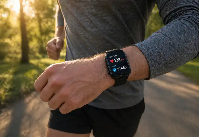 smartwatch fitness tracker health monitoring wrist