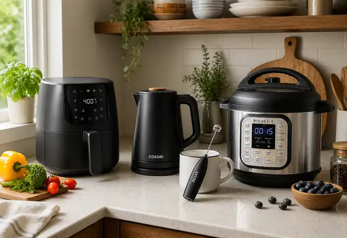 kitchen electrical gadgets air fryer instant pot countertop