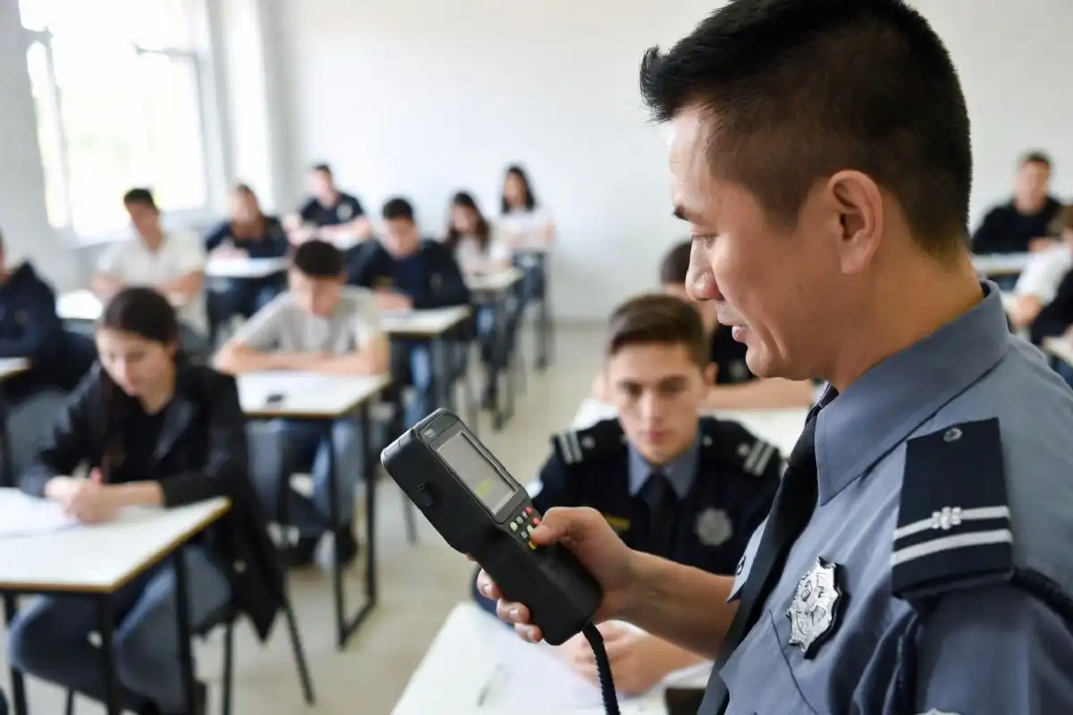 Anti-cheating technology scanner used in examination halls