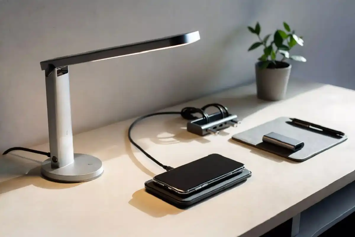 Best desk gadgets arranged on a clean modern workspace