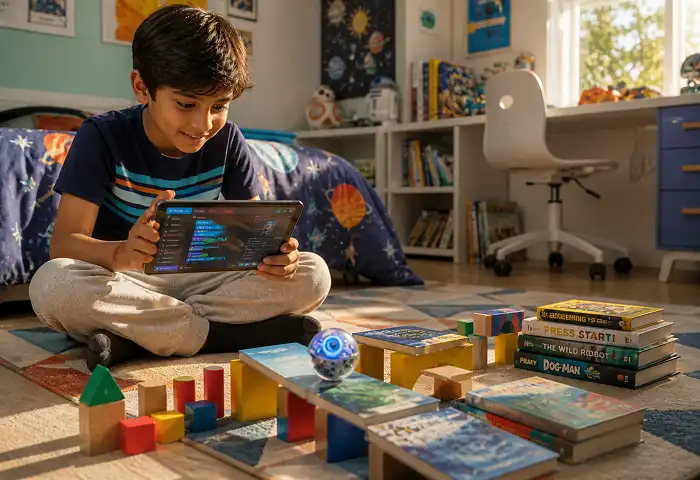 Kids coding robot gadget — Sphero BOLT for STEM learning