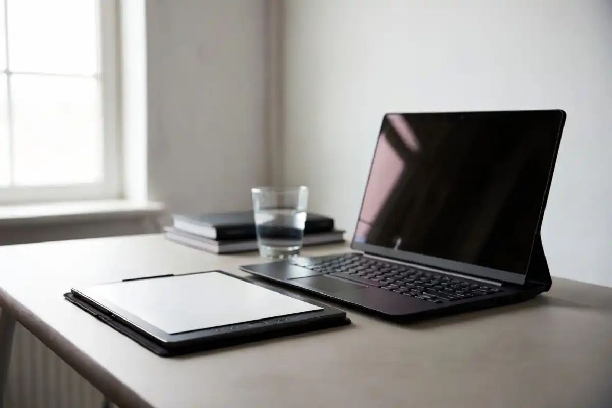 reMarkable 2 tablet in a productivity desk setup for work and study