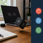 pomodoro technique gadgets shown with a 25 minute focus and 5 minute break cycle infographic