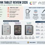 Color E Ink tablet review 2026 comparing Gallery 3 and Kaleido 3 displays, writing performance, battery life, and top color E Ink tablets.
