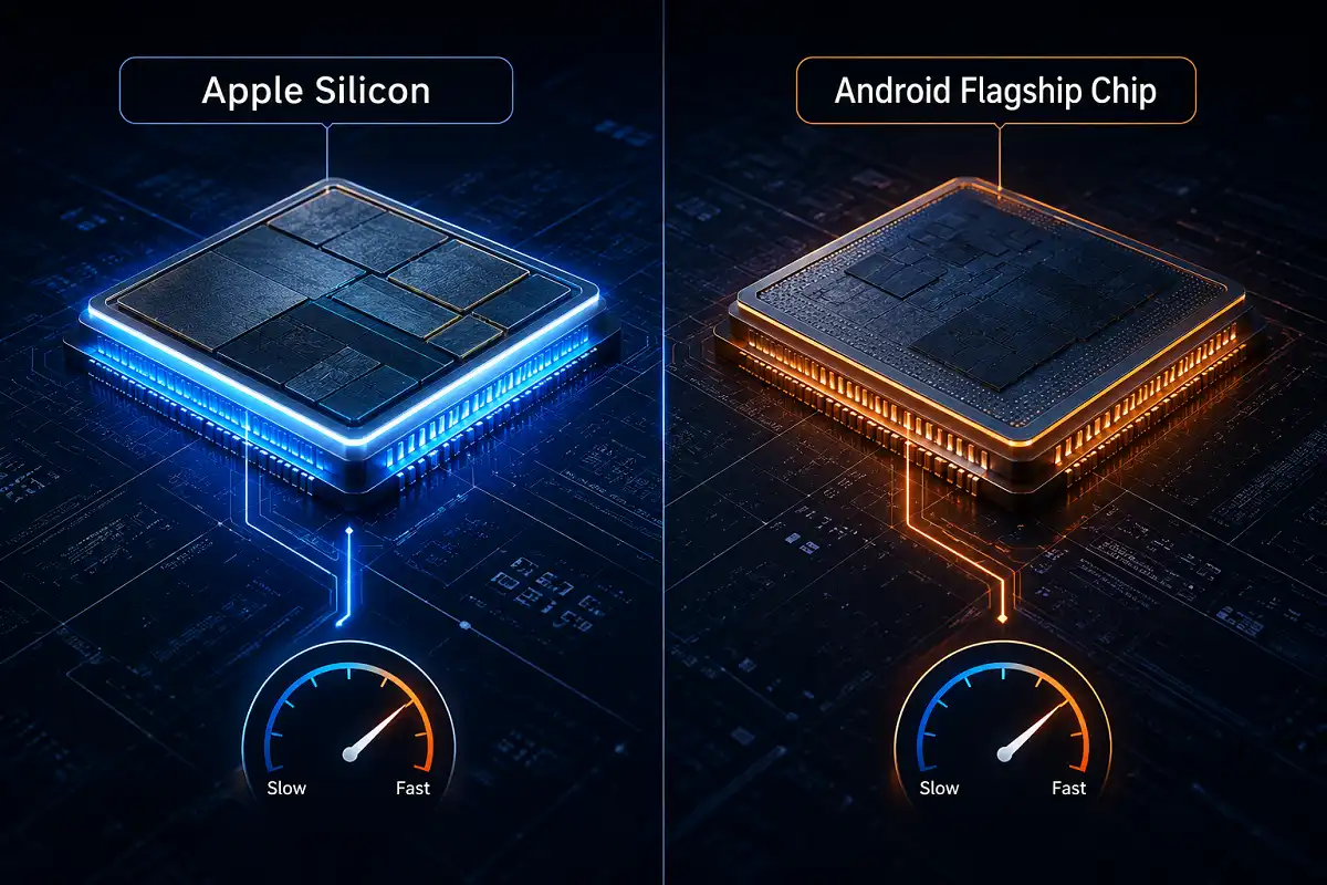 Android tablet vs iPad comparison of processor speed and multitasking performance